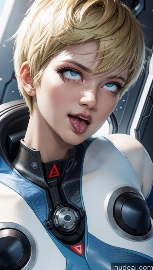 related ai porn images free for Cyborg Busty Perfect Boobs Tattoos Skinny Short Hair Serious Blonde Russian Cyberpunk Space Suit Ahegao (smile)