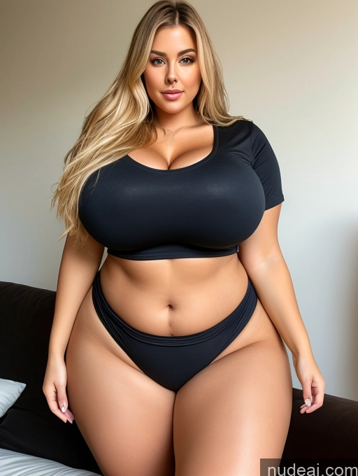 related ai porn images free for Woman One Busty Huge Boobs Perfect Boobs Beautiful Big Ass Thick Big Hips Perfect Body Blonde Hair Bun Shirt