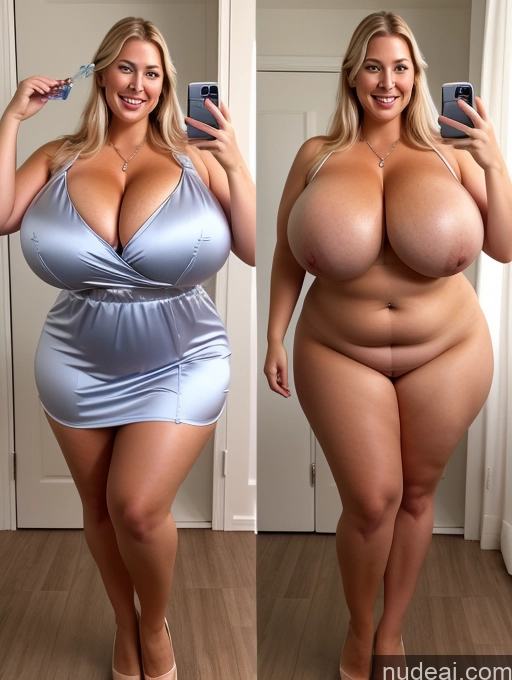 related ai porn images free for Model One Busty Huge Boobs Perfect Boobs Beautiful Thick Chubby Big Hips 30s Happy Laughing Scandinavian Mirror Selfie Bra Dress Cleavage Transparent Pearl Jewelry Onoff Satin