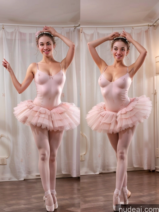 Beautiful Happy Onoff Perfect Boobs Perfect Body Model Skinny Ballet Dance Dress