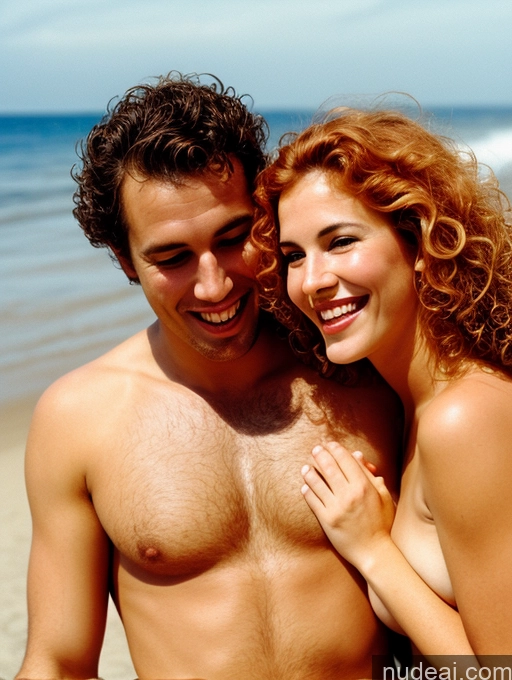 related ai porn images free for Happy Ginger Curly Hair Italian Film Photo 80s Beautiful Glasses Woman + Man Busty Pubic Hair Two Beach Blowjob