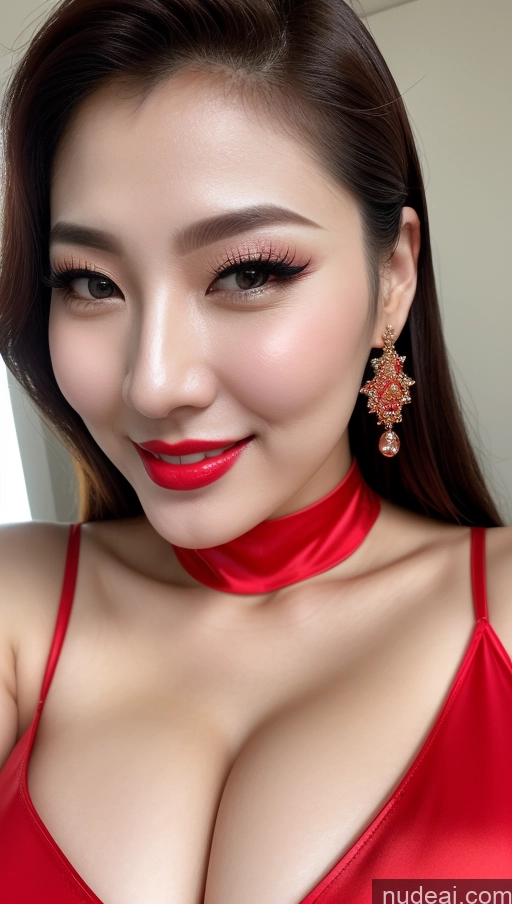 related ai porn images free for Woman Beautiful Lipstick Huge Boobs Fairer Skin 30s Happy Sexy Face Seductive Slicked Korean Close-up View Devil Bright Lighting