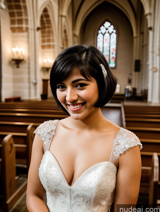 related ai porn images free for 18 Beautiful Skinny Short Hair Laughing Happy Indian Black Hair Wedding Cleavage Church