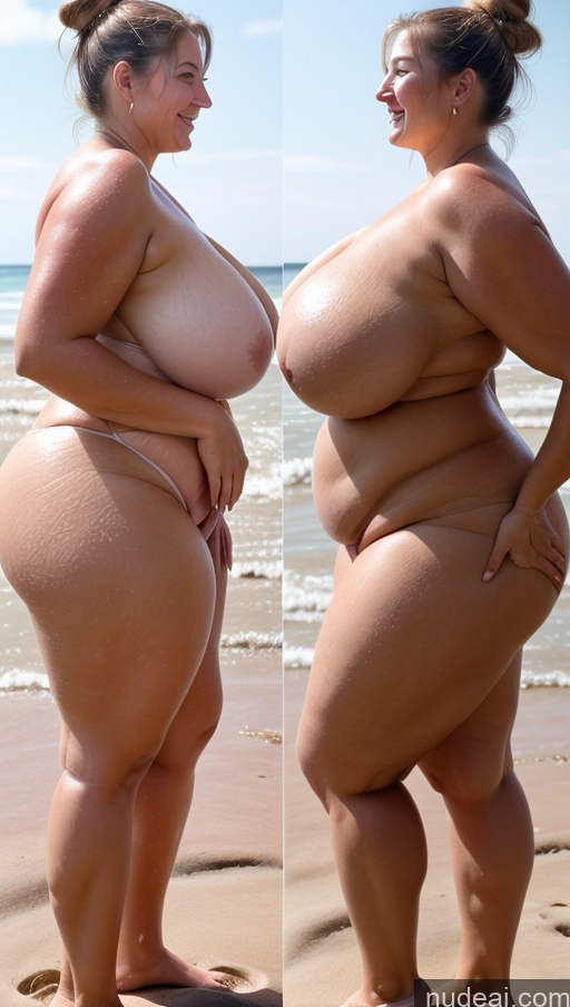 related ai porn images free for Milf One Huge Boobs Busty Perfect Boobs Beautiful Thick Chubby Oiled Body Perfect Body Long Legs Hair Bun Side View Vintage Beach Diamond Jewelry Bright Lighting Happy 40s Onoff