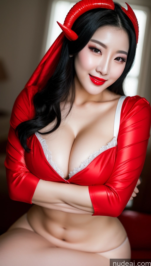 related ai porn images free for Woman Huge Boobs Beautiful Lipstick Fairer Skin 30s Happy Seductive Slicked Korean Bright Lighting Sexy Face Devil Black Hair Big Ass Close-up View