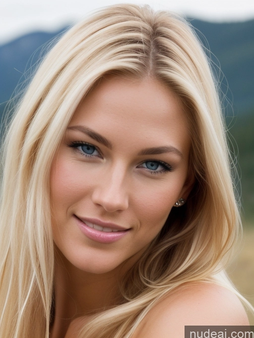 ai nude image of blond woman with blue eyes and a white top posing for a picture pics of Perfect Boobs Beautiful Perfect Body 18 Laughing Sexy Face Blonde Long Hair Seductive Miss Universe Model One Close-up View Bending Over Scandinavian