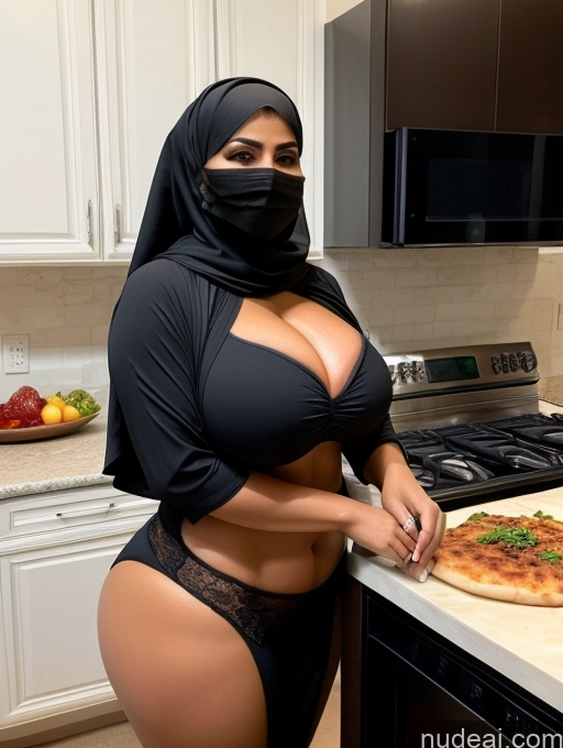 related ai porn images free for Huge Boobs Big Ass Arabic Niqab Kitchen Cooking Cleavage