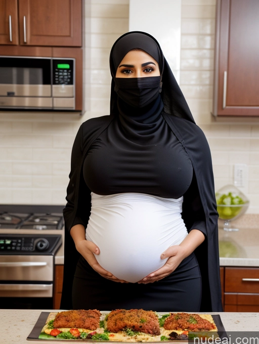 related ai porn images free for Huge Boobs Perfect Body Arabic Kitchen Cooking Niqab Pregnant