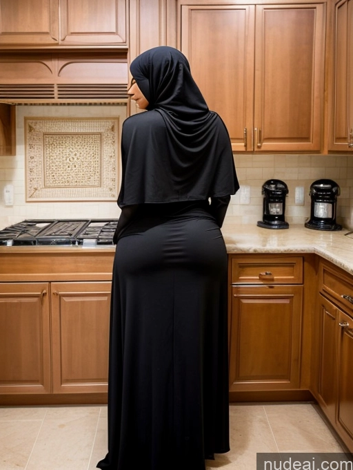 related ai porn images free for Huge Boobs Big Ass Perfect Body Arabic Kitchen Back View Niqab