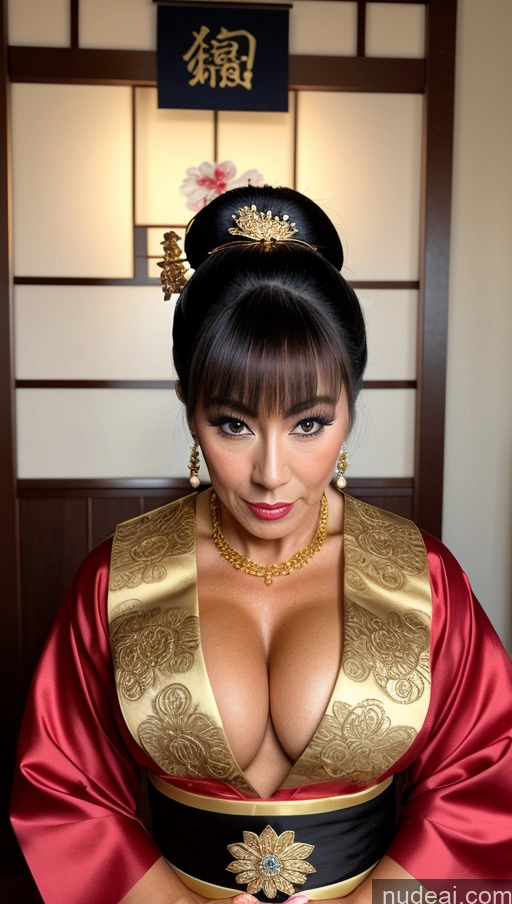 related ai porn images free for Busty Pubic Hair Tanned Skin 60s Brunette Bobcut German Bedroom Front View Geisha Gold Jewelry Dark Lighting Bodybuilder Bows