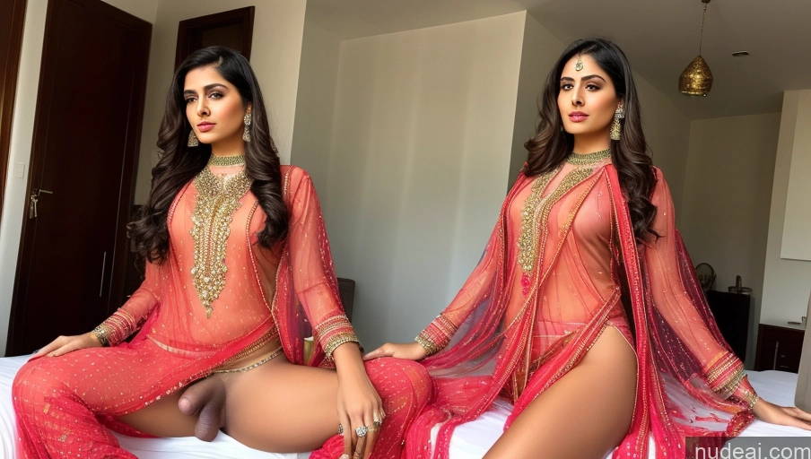 related ai porn images free for Woman Trans Girl With Erect Penis Front View Transparent Jewelry Spreading Legs Indian Salwar