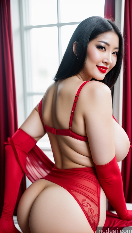 related ai porn images free for Woman Huge Boobs Beautiful Lipstick Big Ass Fairer Skin 30s Happy Seductive Black Hair Slicked Korean Devil Bright Lighting Sexy Face Long Legs Stockings Front View Pubic Hair