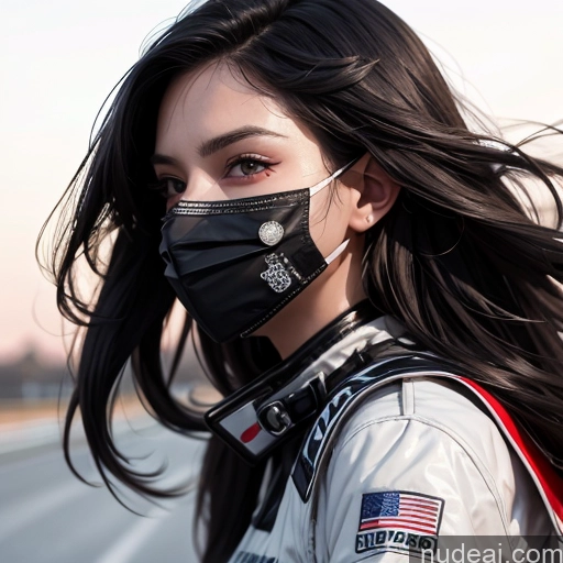 related ai porn images free for One Perfect Boobs Perfect Body 20s Sexy Face Seductive Spanish Skin Detail (beta) Detailed Suit Model Serious Race Driver Front View Black Hair Long Hair Face Mask