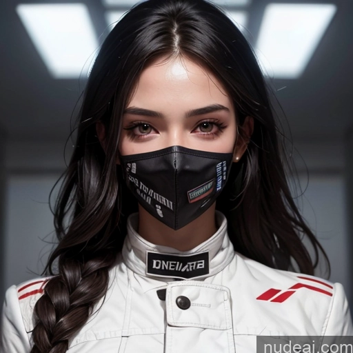 related ai porn images free for One Perfect Boobs Perfect Body 20s Sexy Face Seductive Spanish Skin Detail (beta) Detailed Suit Model Serious Race Driver Front View Black Hair Long Hair Face Mask