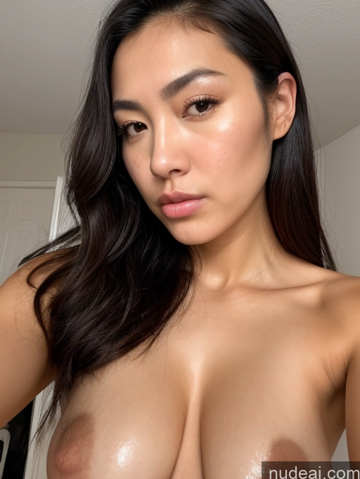 ai nude image of a close up of a woman with a very big breast pics of Mirror Selfie Beautiful Front View Nude Messy One Angry Cumshot 18 Big Ass Short Pubic Hair Black Hair Japanese Busty Miss Universe Model Perfect Body