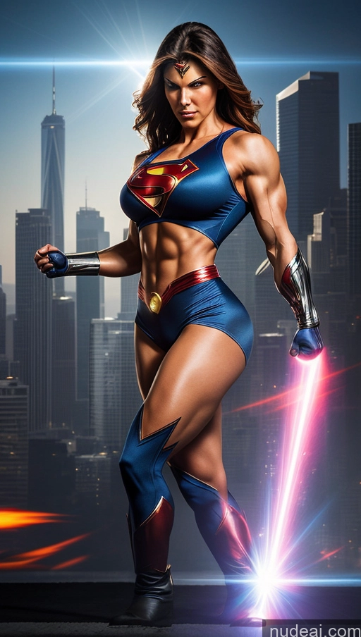 related ai porn images free for Superhero Heat Vision Muscular Busty Small Tits Abs Science Fiction Style Dynamic View Powering Up