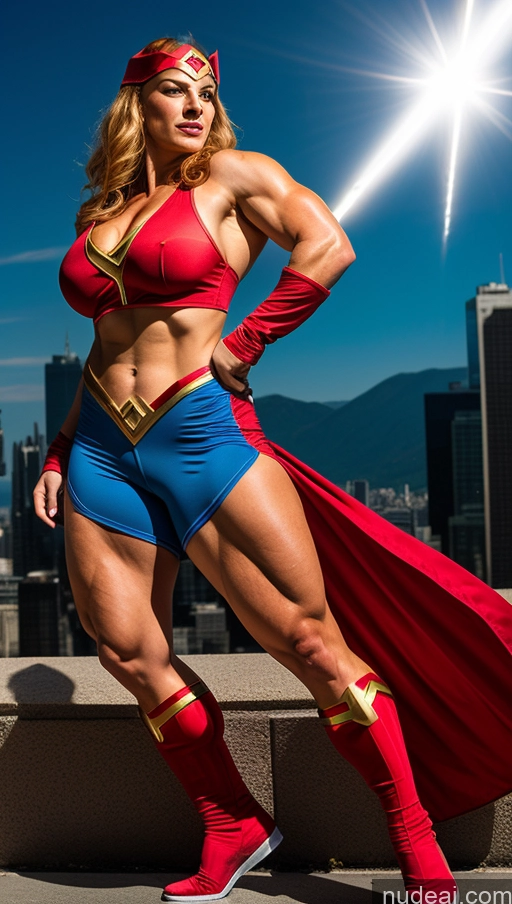 related ai porn images free for Superhero Ginger Busty Abs Powering Up Bodybuilder Jewish