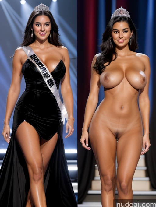 related ai porn images free for Miss Universe Model Perfect Body Perfect Boobs Huge Tits, Hard Nipples Stage Dress Onoff Regal Black Hair