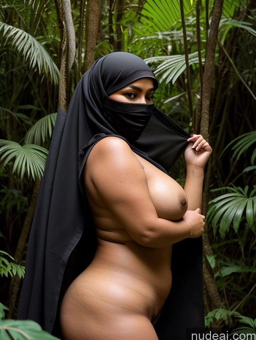 related ai porn images free for 40s Black Hair Malaysian Jungle Woman Nude One Front View Busty Niqab Bending Over Chubby