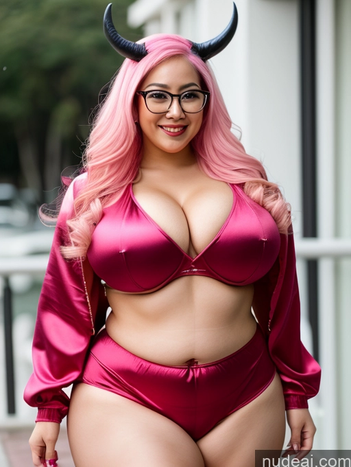 related ai porn images free for Woman One Busty Huge Boobs Perfect Boobs Beautiful Glasses Small Ass Thick Chubby Fat Perfect Body 30s Happy Pink Hair Indonesian Close-up View Satin Devil