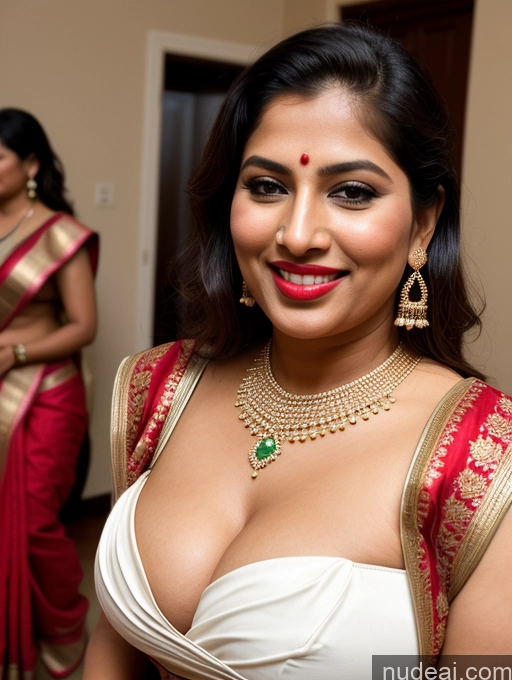 related ai porn images free for Milf Busty Beautiful Lipstick Thick Chubby Big Hips Happy Seductive Party Front View Sari Bright Lighting Detailed Ginger Indian Skin Detail (beta) Blouse Jewelry Cleavage Orgasm Slicked