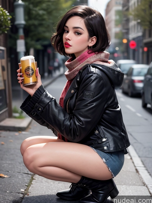 related ai porn images free for Big Ass Thick Chubby Big Hips Long Legs Lipstick Short Hair Vintage Side View Squatting Pouting Lips Boots Parka Mini Skirt 60s Scarf Beer Street British Brunette 20s Woman