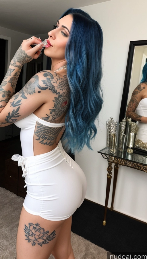 related ai porn images free for Woman Perfect Boobs Beautiful Tattoos Big Ass Perfect Body Fairer Skin 20s Sexy Face Blue Hair Slicked Persian Party Front View Wedding Diamond Jewelry