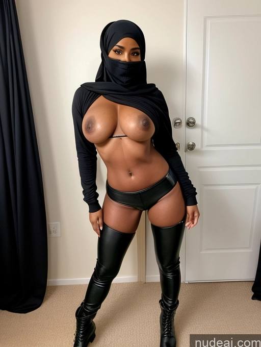 related ai porn images free for Busty Perfect Boobs Beautiful Perfect Body Dark Skin Model Long Hair Turkish Boots Leather Jacket Yoga Pants Topless Niqab 50s