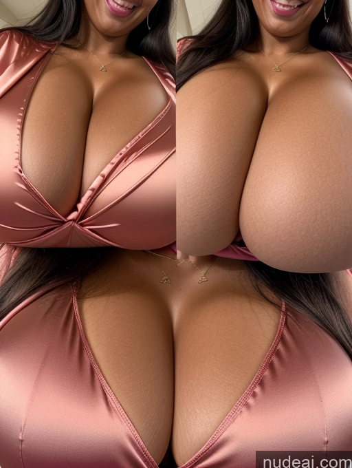 related ai porn images free for Huge Boobs Perfect Boobs Beautiful Long Hair Laughing African Cleavage 30s Happy Satin Close-up View Busty Onoff