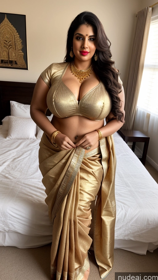 related ai porn images free for Huge Boobs Big Ass Lipstick Abs Chubby Fairer Skin Indian Long Hair Gold Jewelry Sari Bedroom