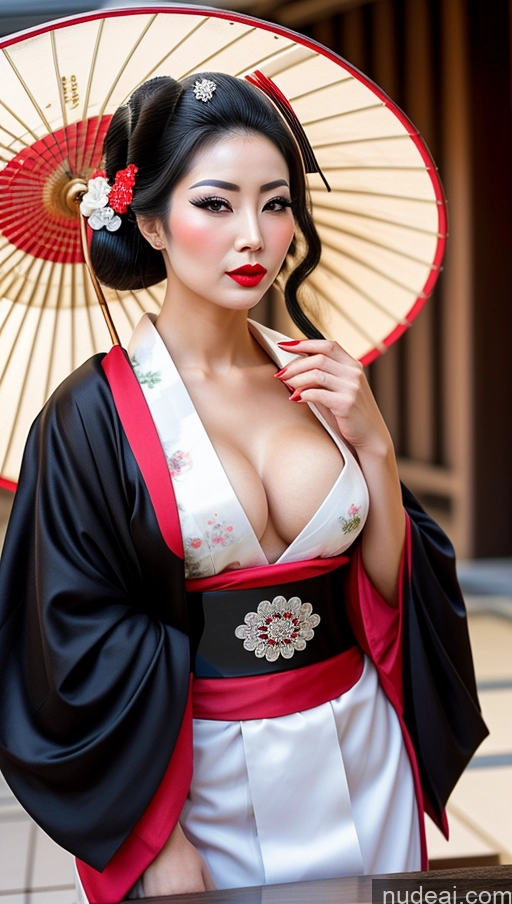 related ai porn images free for Perfect Boobs Pubic Hair Lipstick Pouting Lips Black Hair Geisha 30s Cleavage