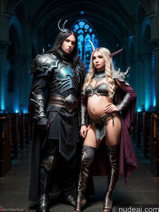 related ai porn images free for Woman + Man Two Small Tits Muscular Skinny Short Tall Pregnant 18 Dark Fantasy Church Cosplay Dark Lighting Detailed Elf Outfit/Elf Bikini Death Knight