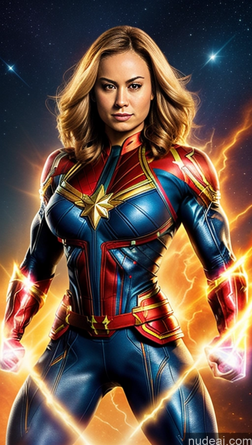 related ai porn images free for Muscular Captain Marvel Powering Up Busty Abs Bodybuilder