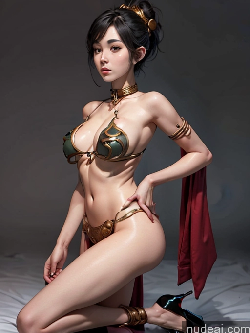 related ai porn images free for Model One Skinny 18 Black Hair Pixie Japanese Perfect Boobs High Heels Front View Slavekini, Aka Slave Leia Outfit