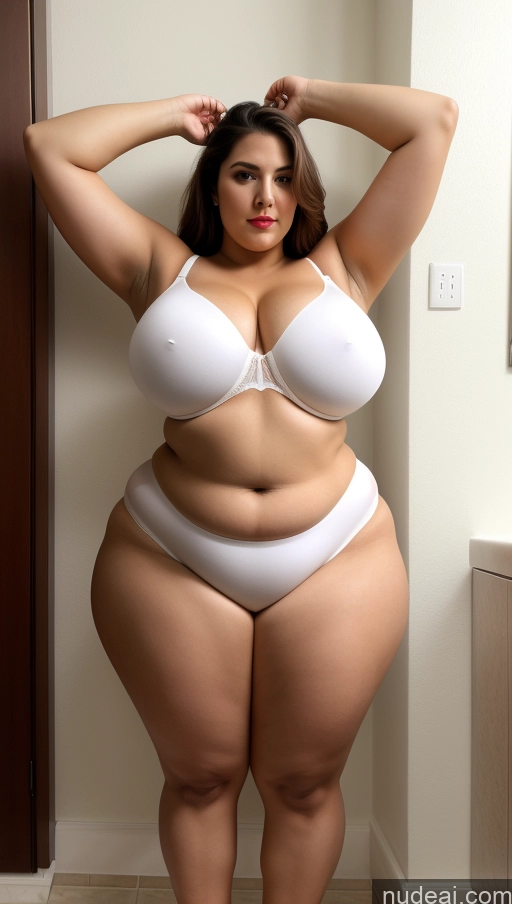 related ai porn images free for Huge Boobs Big Ass Lipstick Abs Chubby Fairer Skin Long Hair Front View Indian Bathroom Bra T-pose