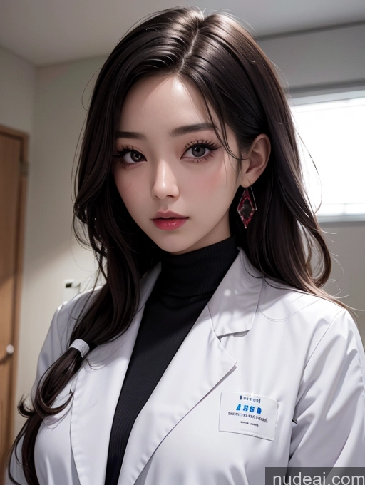 related ai porn images free for Korean Perfect Boobs Lab Coat