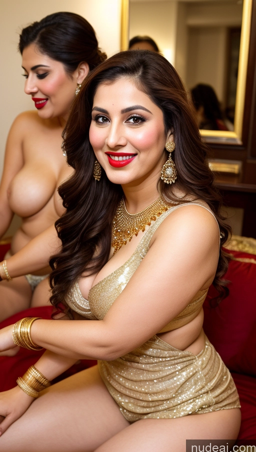 related ai porn images free for Milf Busty Beautiful Lipstick Thick Chubby Big Hips Fairer Skin 20s Happy Seductive Brunette Long Hair Russian Party Front View Spreading Legs Cleavage Gold Jewelry Salwar