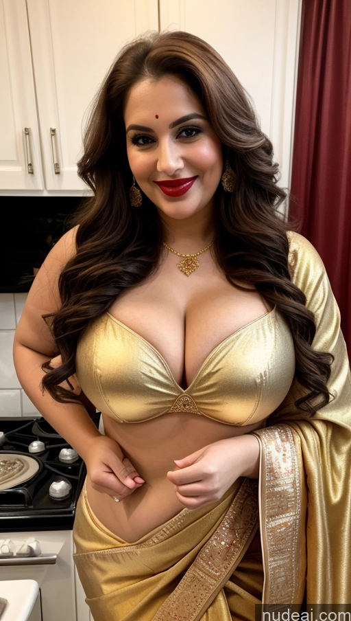 related ai porn images free for Milf Busty Beautiful Lipstick Chubby Thick Big Hips 20s Happy Seductive Brunette Long Hair Russian Party Front View Cooking Sari Cleavage Gold Jewelry Fairer Skin