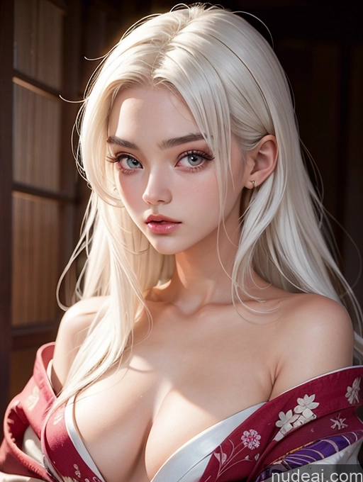 related ai porn images free for Model One Skinny Beautiful 18 White Hair Japanese Long Hair Sexy Attire Temptation