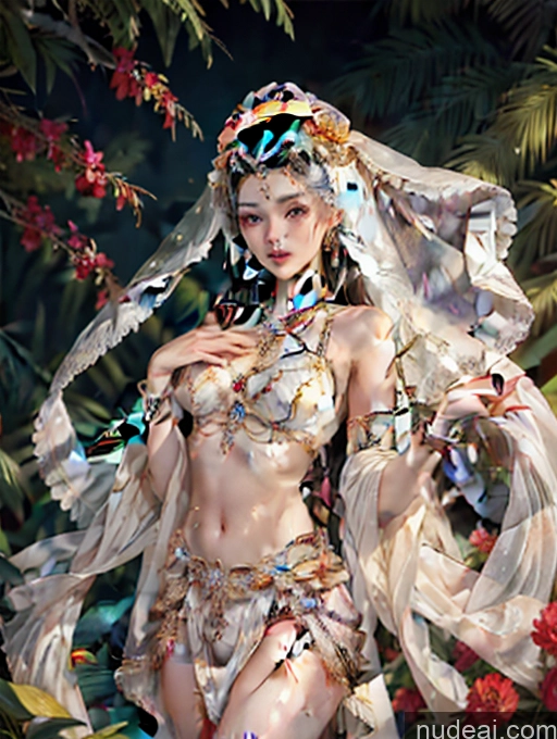 related ai porn images free for Model Skinny Beautiful 18 White Hair Japanese Long Hair Two China Goddess Fashion Dance Dress: Samba