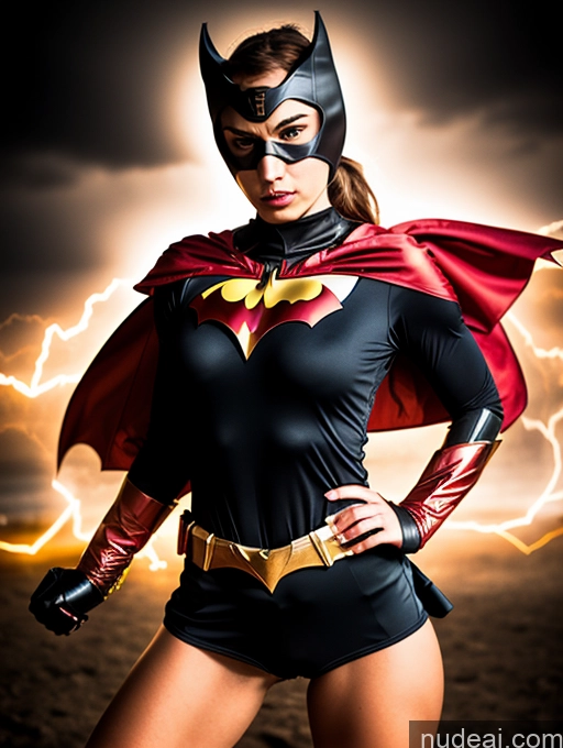 related ai porn images free for Superheroine Powering Up Detailed Batwoman Strapless Superhero