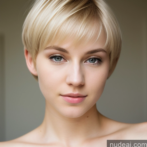 related ai porn images free for Woman Beautiful 18 Sexy Face Blonde Short Hair Russian Fairer Skin Close-up View