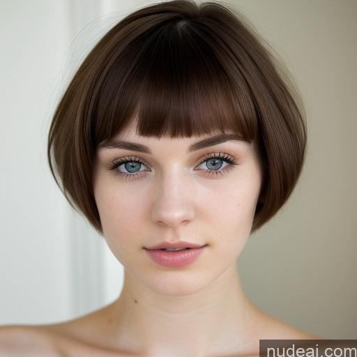 related ai porn images free for Woman Beautiful 18 Sexy Face Short Hair Russian Fairer Skin Close-up View Brunette