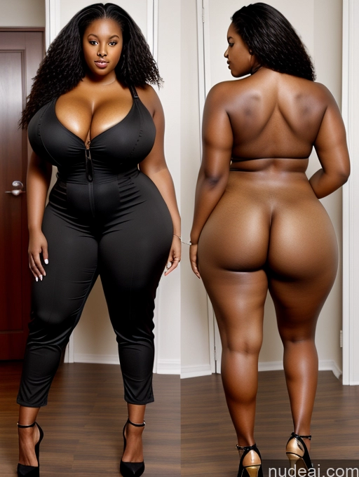 related ai porn images free for Woman Huge Boobs Perfect Boobs Big Ass Big Hips Thick 30s Black Hair Cleavage African Long Hair Back View High Heels Jumpsuit Bright Lighting Onoff One