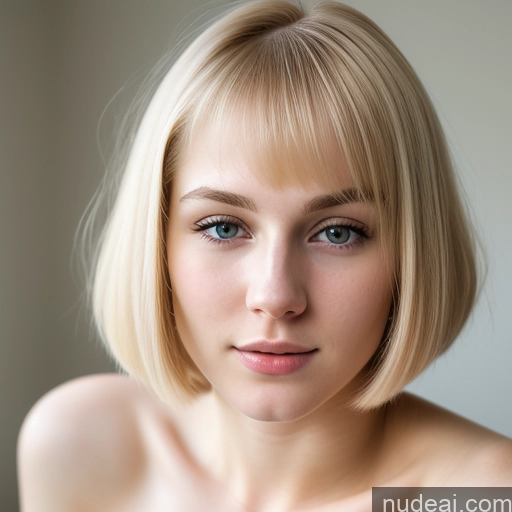 related ai porn images free for Woman Beautiful Fairer Skin 18 Blonde Bobcut Russian Close-up View Sexy Face