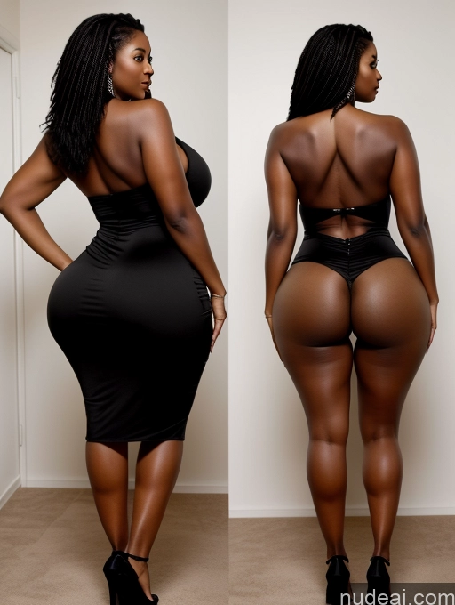 related ai porn images free for Woman Huge Boobs Perfect Boobs Big Ass Big Hips 30s Black Hair Cleavage African Long Hair Back View High Heels Bright Lighting Onoff Simple Detailed Dress