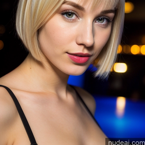 related ai porn images free for Woman Beautiful Fairer Skin 18 Sexy Face Russian Club Close-up View Lipstick Blonde Short Hair