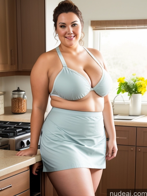 related ai porn images free for Fat Chubby Busty Big Hips Tall Partially Nude Cleavage Apron Cooking Kitchen