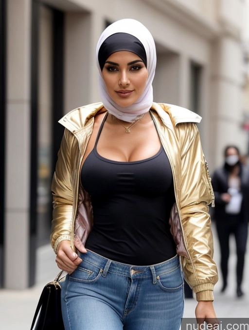 related ai porn images free for Miss Universe Model Abs Beautiful Busty Perfect Boobs Perfect Body Jacket Blouse Jeans Bomber Niqab