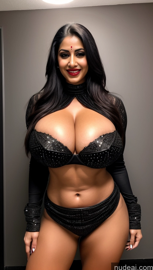 ai nude image of sexy woman in black lingerie posing in a bathroom pics of Milf Busty Huge Boobs Beautiful Tattoos Lipstick Muscular Big Ass Abs Thick Big Hips Long Legs Tall 20s Happy Indian Front View Devil Diamond Jewelry Dark Lighting Detailed Sexy Face Legspread